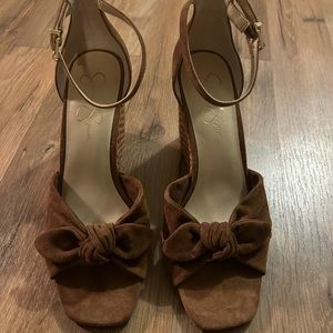 Jessica Simpson Suede Wedges